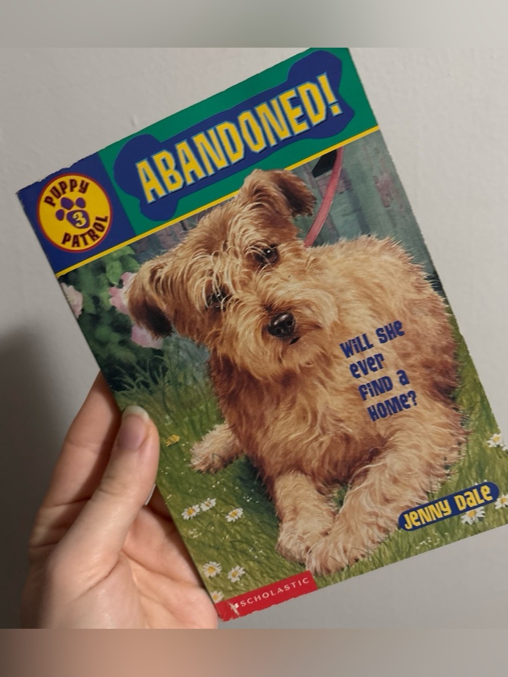 Puppy Patrol Abandoned! Book - Brown Dog Cover